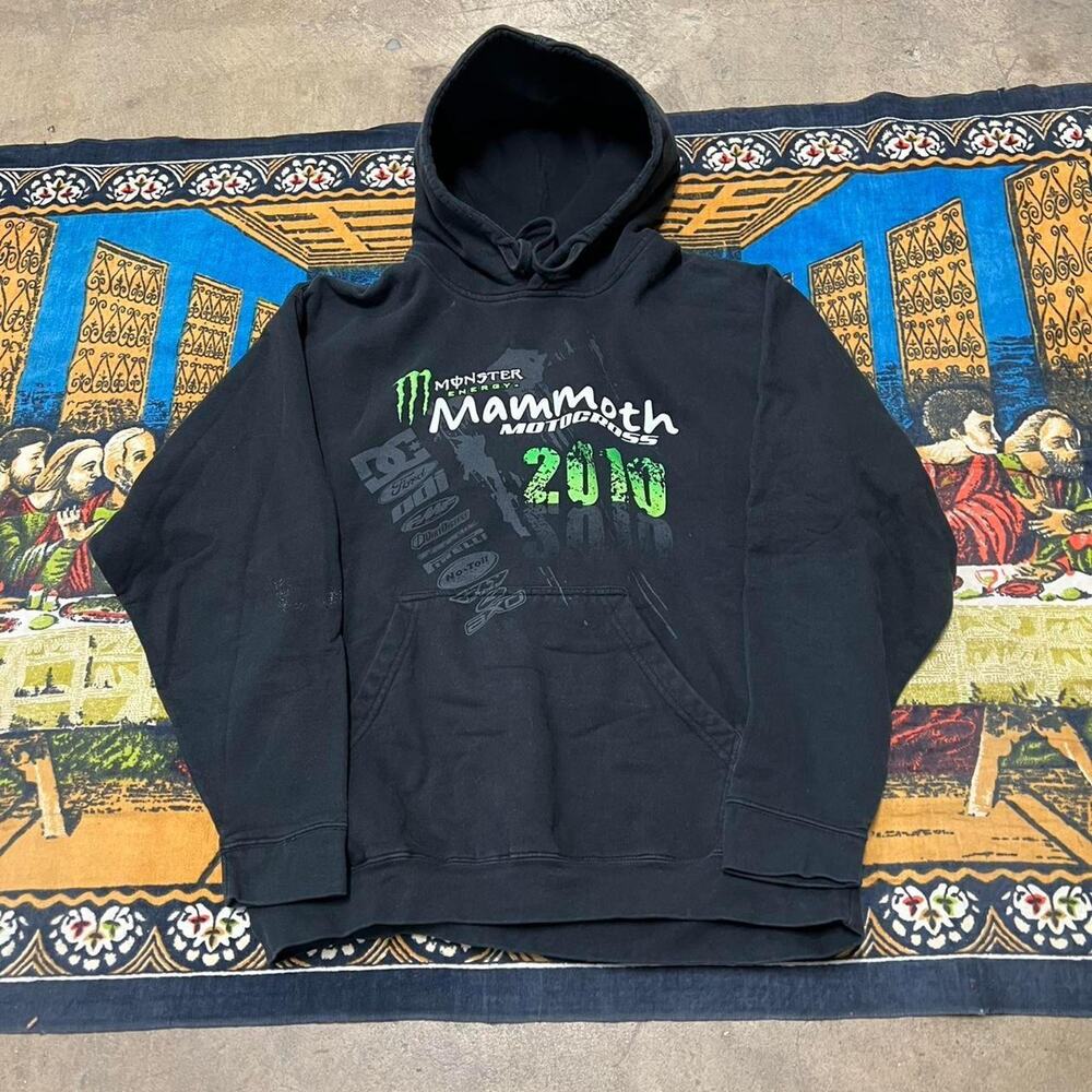 Monster Energy Mammoth Festival 2010 hoodie size xl y2k punk skater fox racing - Picture 7 of 7